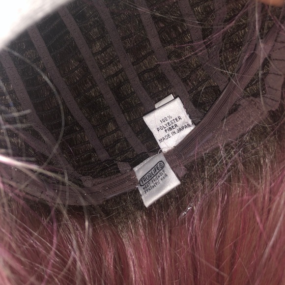 Pink wig
